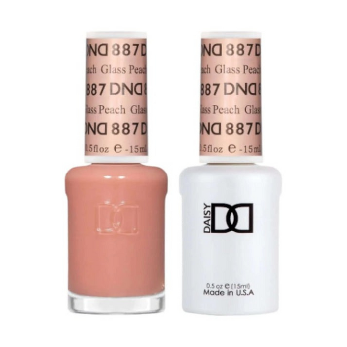 DND 2023 Sheer Collection - Polish #887 Glass Peach