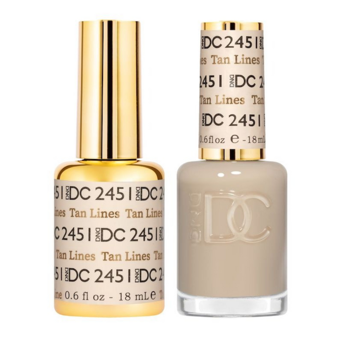 DND DC 2024 Sheer Collection - Polish #2451 Tan Lines