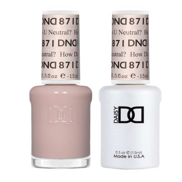 DND 2023 Sheer Collection - Polish #871 How Do U Neutral?