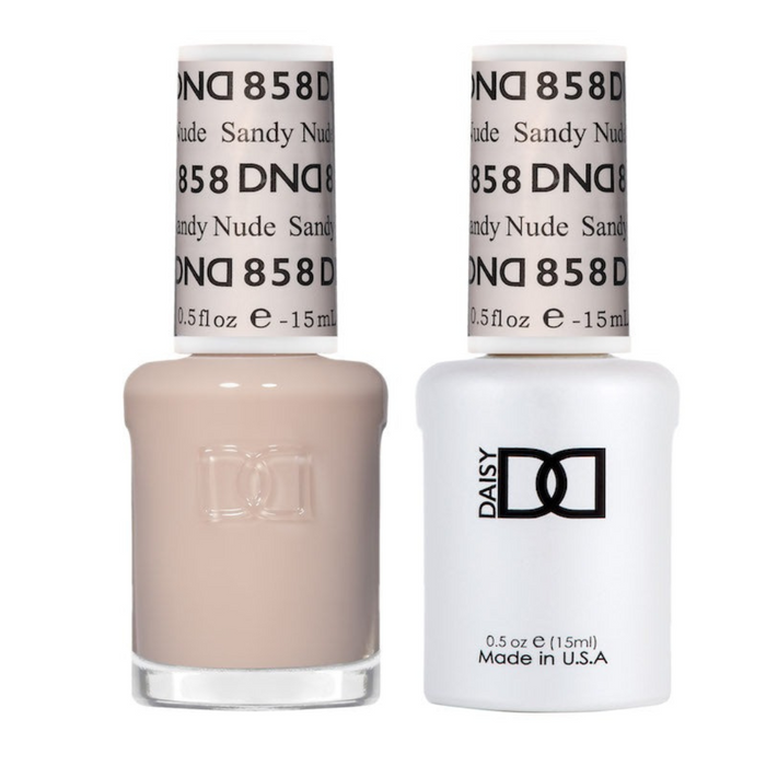 DND 2023 Sheer Collection - Polish #858 Sandy Nude