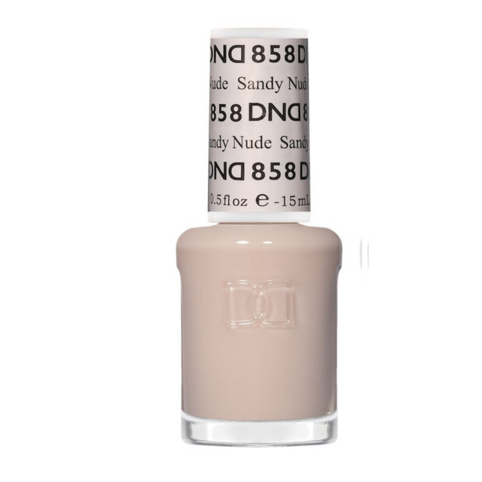 DND 2023 Sheer Collection - Polish #858 Sandy Nude