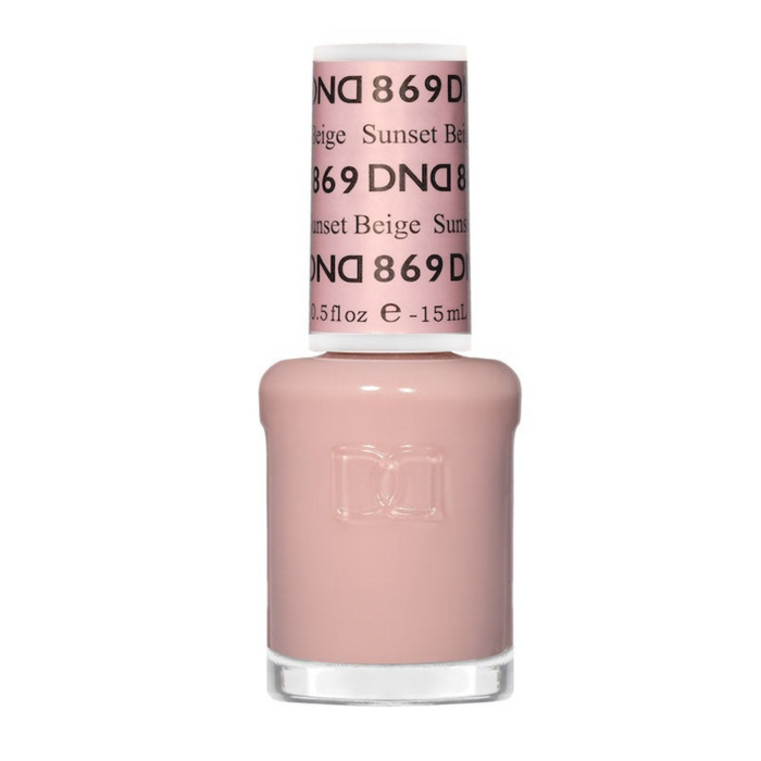 DND 2023 Sheer Collection - Polish #869 Sunset Beige