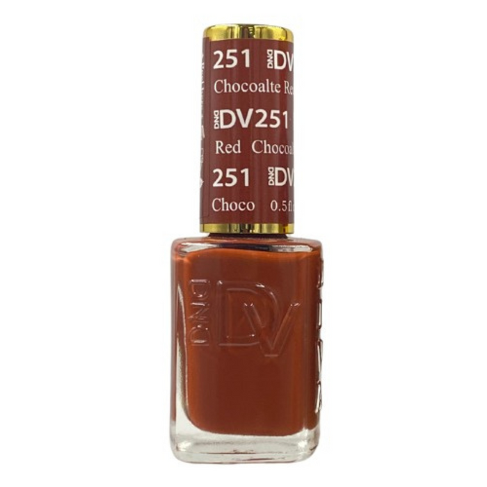 DND DIVA Polish - #251 Chocolate Red