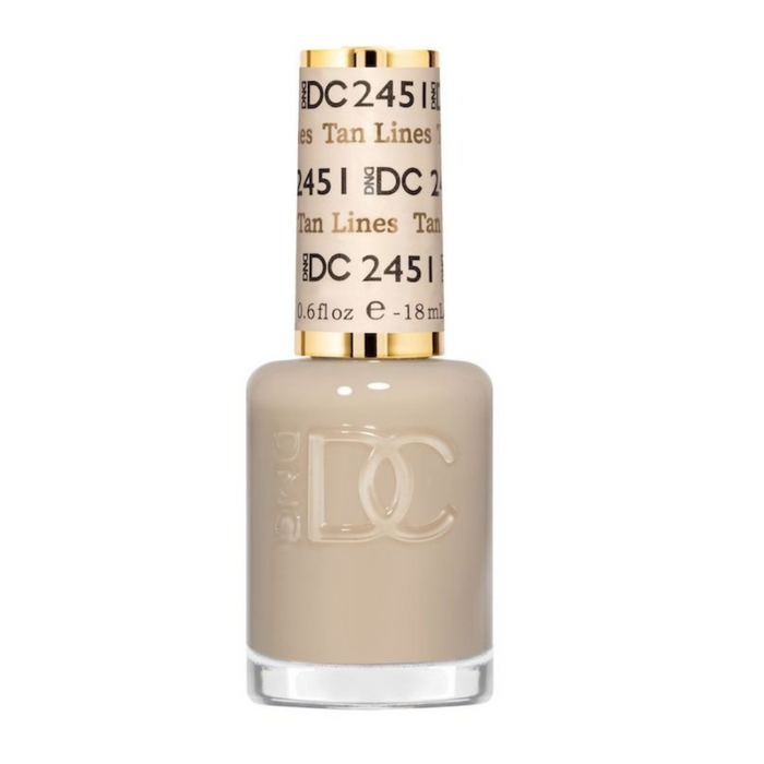 DND DC 2024 Sheer Collection - Polish #2451 Tan Lines