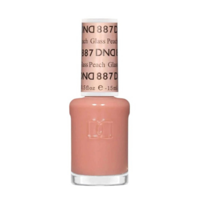 DND 2023 Sheer Collection - Polish #887 Glass Peach