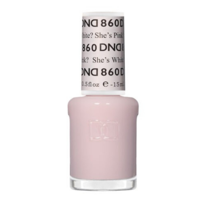 DND 2023 Sheer Collection - Polish #860 She's White? She's Pink?