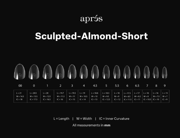 Apres Gel-X Sculpted Almond (Medium) Box of Tips