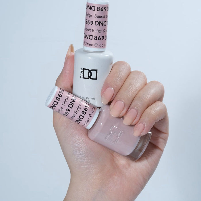 DND 2023 Sheer Collection - Polish #869 Sunset Beige