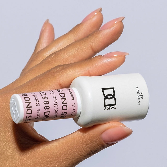 DND 2023 Sheer Collection - Polish #885 Rebel Rose