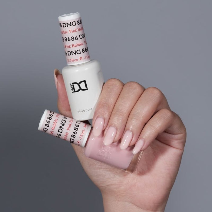 DND Sheer Collection - Polish #8686 Pink Bubble