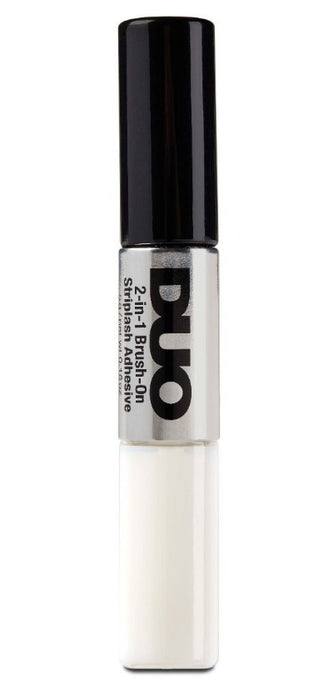 DUO Brush-On Striplash Adhesive - 2in1 Duel End Clear/Dark 5g