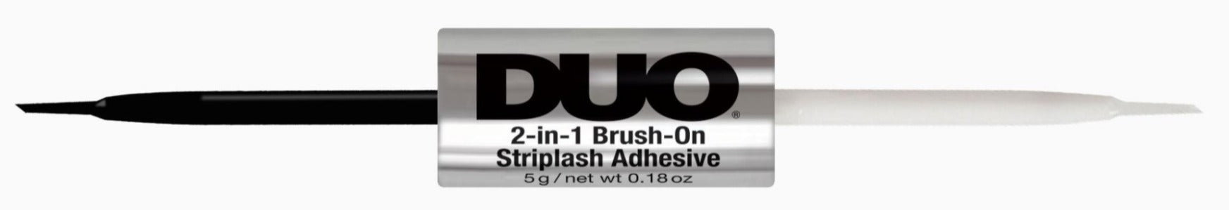 DUO Brush-On Striplash Adhesive - 2in1 Duel End Clear/Dark 5g