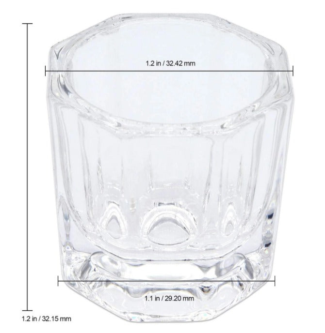 EBS Dappen Dish Crystal Glass có nắp