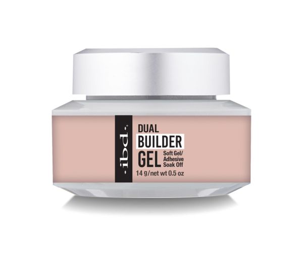 Gel de construction IBD rose transparent 0,5 oz