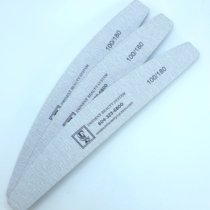 EBS Nail Files - Half Moon 100/180 - Single