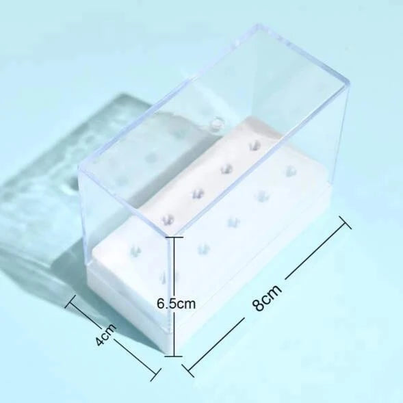 EBS 10 Holes Nail Drill Bits Holder