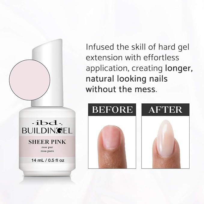 IBD Gel Xây Dựng Tuyệt Vời Màu Hồng 0.5oz