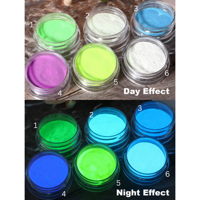 EBS Nail Art - Glow in The Dark Pigments