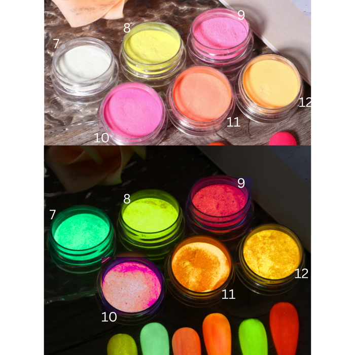 EBS Nail Art - Glow in The Dark Pigments