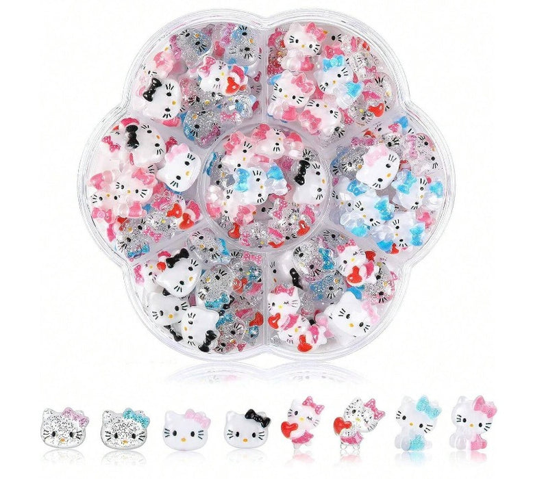 EBS Nail Art Charms - Hello Kitty and Kuromi