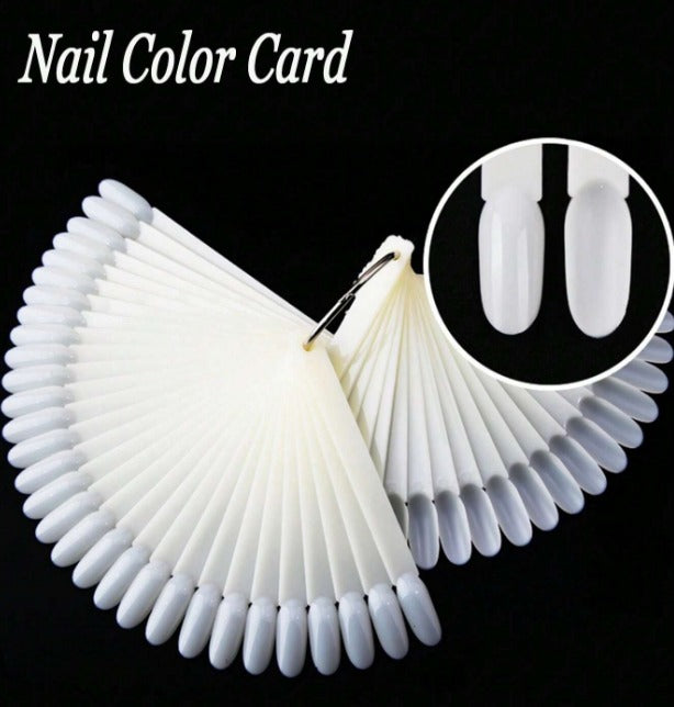 EBS - False Nails for Polish Swatches - 50pcs (colors)