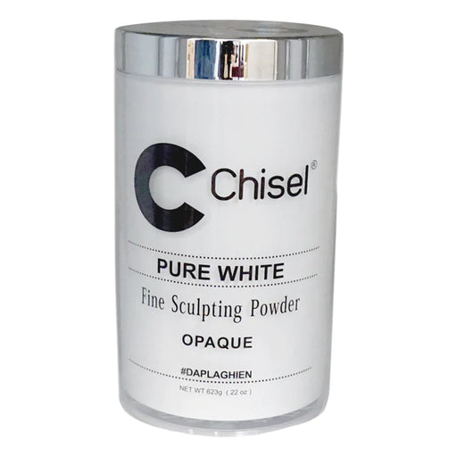 Chisel Acrylic Powder Pure White (Opague) 22oz