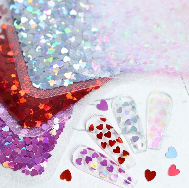 EBS Nail Art Sequins - Hearts