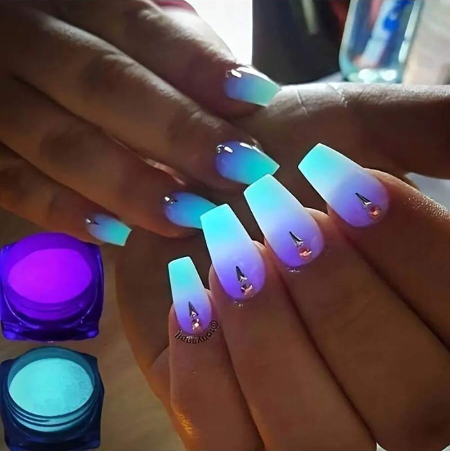 EBS Nail Art - Glow in The Dark Pigments