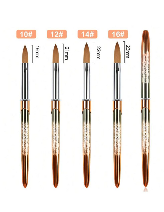 EBS Nail Brush - Rose Gold Acrylic Nail Brush