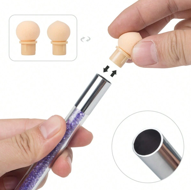 Outils d'art d'ongle EBS - Outil d'art d'ongle éponge