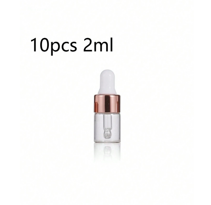 EBS Empty Glass Dropper Bottles 2ml / 3ml