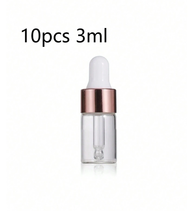 EBS Empty Glass Dropper Bottles 2ml / 3ml