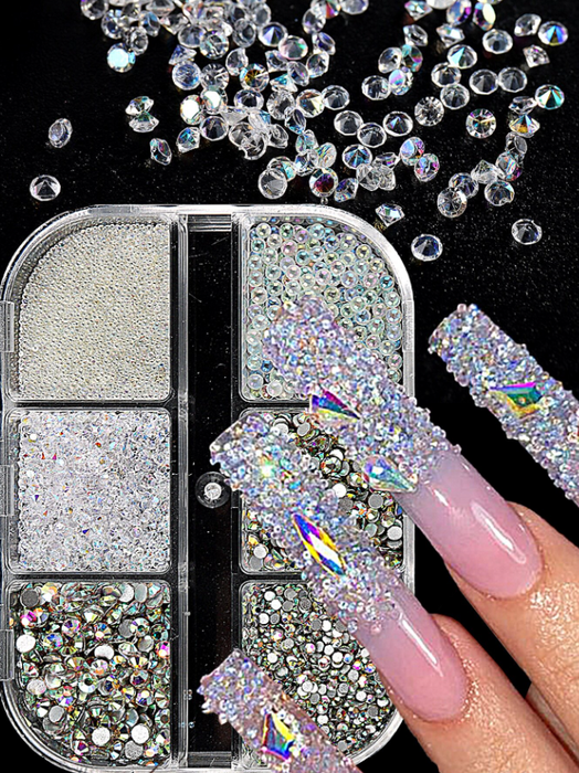 EBS Nail Art -Mixed Rhinestones & Decoration Sets