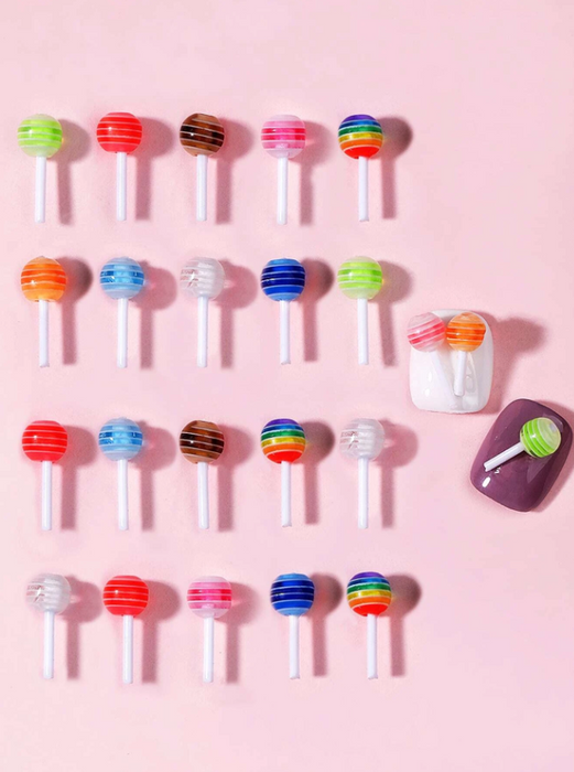 EBS Nail Art Charm - Lollipop - 5pcs