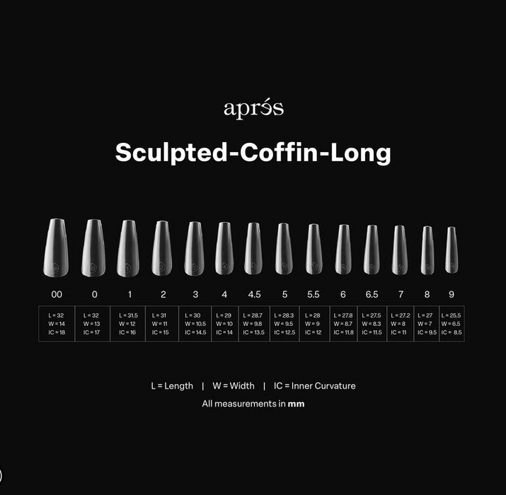 Apres Gel-X Sculpted Coffin (Long) Box of Tips