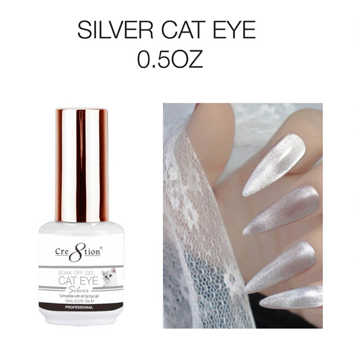 Cre8tion Cat Eye Collection - Silver