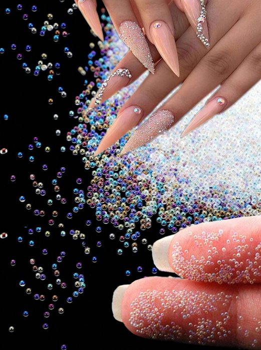 EBS Nail Art - Iridescent Bubble Beads