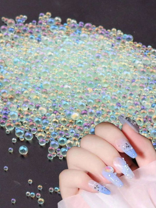 EBS Nail Art - Iridescent Bubble Beads