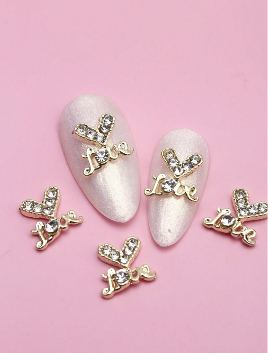 Hộp nhỏ EBS Nail Art Charm 3D Rhinestone