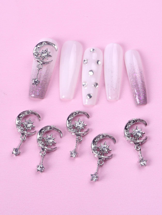 Hộp nhỏ EBS Nail Art Charm 3D Rhinestone