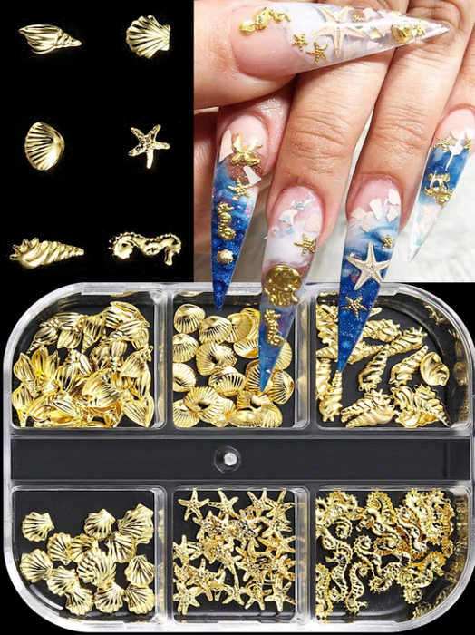 EBS Nail Art Charm - Sea Life Set