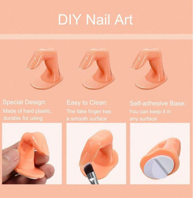 EBS Nail Art Tools - Practices Hand (Boîte de 100 Nail Tips)