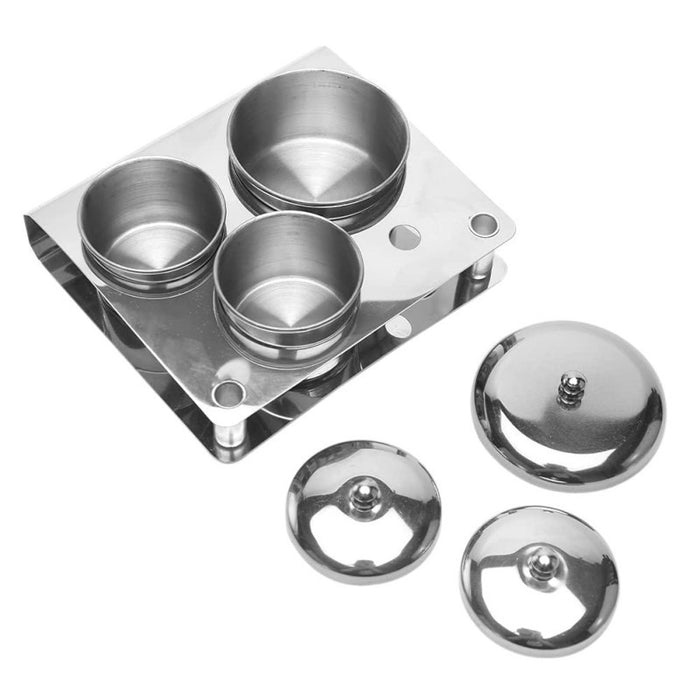 EBS Stainless Steel Liquid and Powder Holder Container