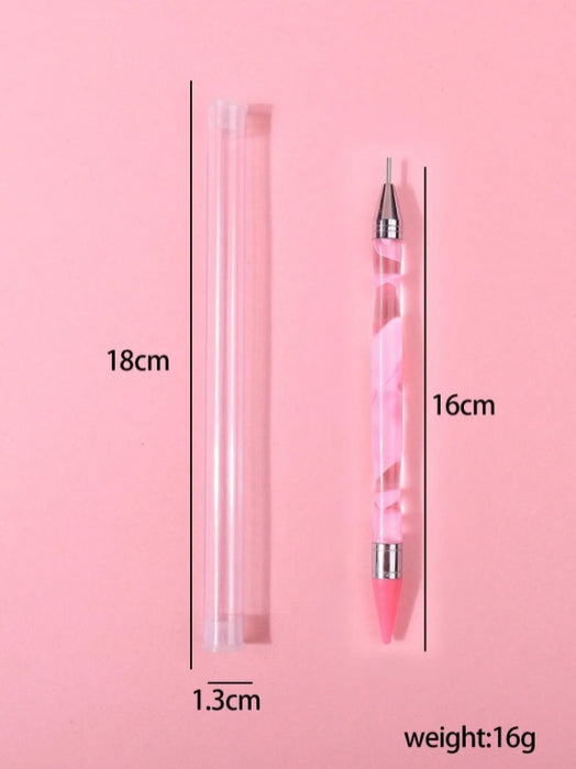 EBS Nail Tools - 2 in 1 Wax Pen and Beads Applicator 1pcs