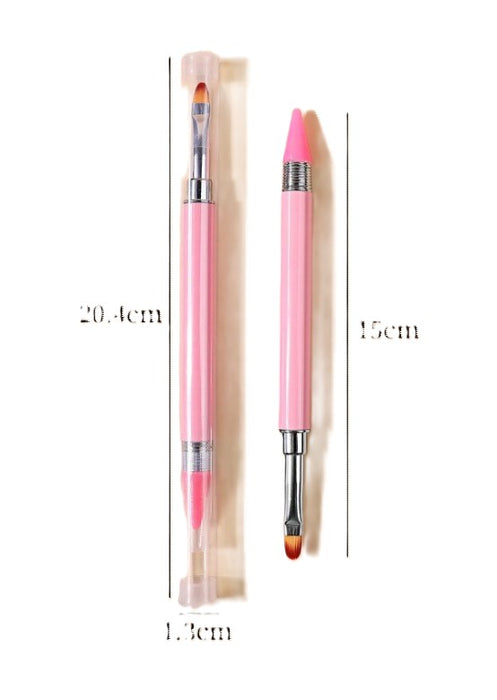 EBS Nail Tools - 3 in 1 Wax Pen, Beads Applicator, and Brush 1pcs