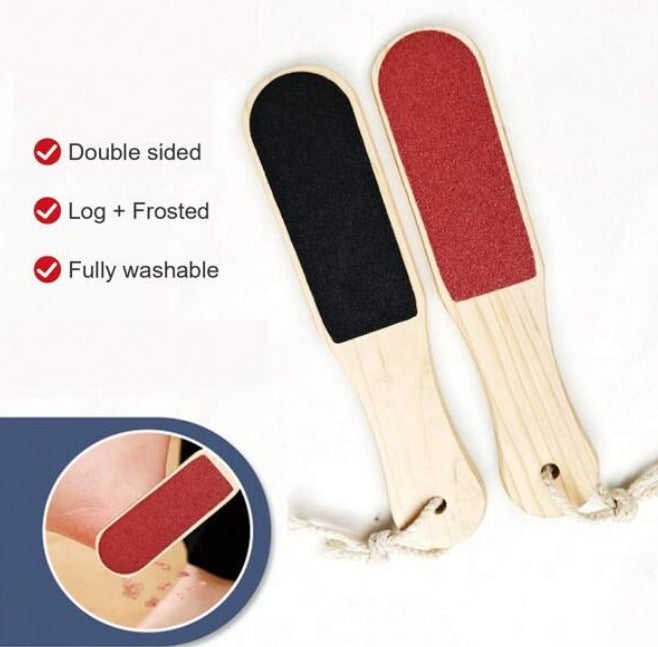 Professional Two-Sided Wooden Foot File