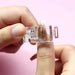 EBS 10pcs Clear Nail Tips Clip for Building Polygel Nail Extension