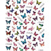 EBS Nail Art Sticker - 3D Laser Holographic Butterflies