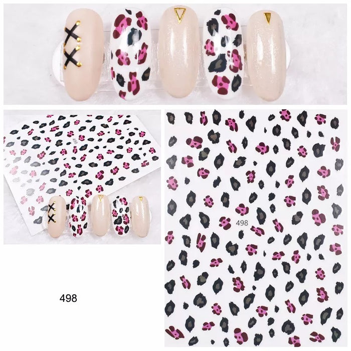 EBS Nail Art Sticker - Sexy Leopard Printed Sticker