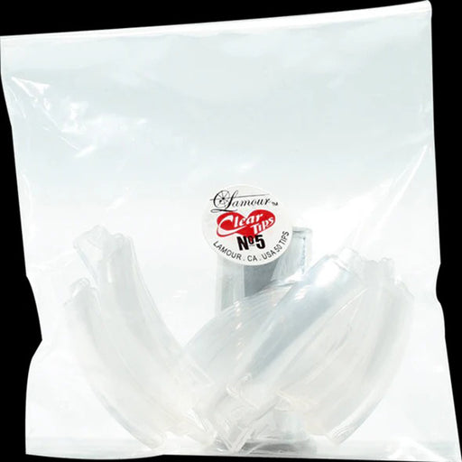Lamour Nail Tips Super Clear #05 (50ct/bag)